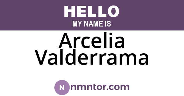 Arcelia Valderrama
