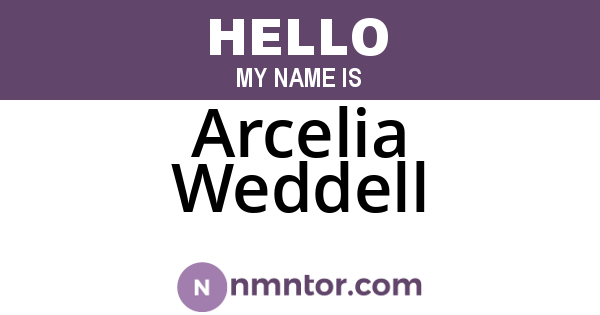 Arcelia Weddell