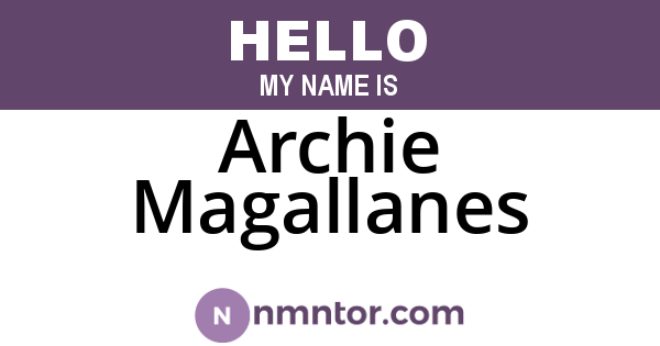 Archie Magallanes
