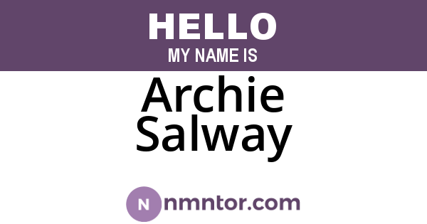 Archie Salway