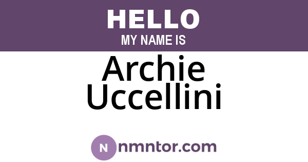 Archie Uccellini