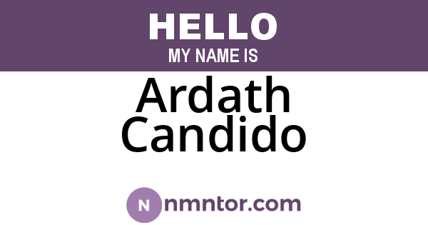 Ardath Candido