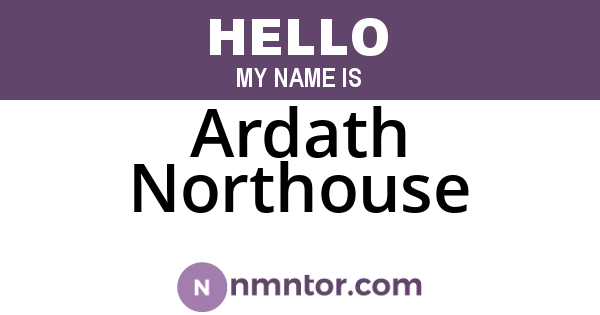 Ardath Northouse