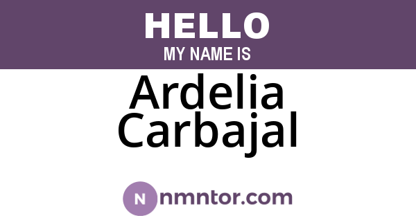 Ardelia Carbajal