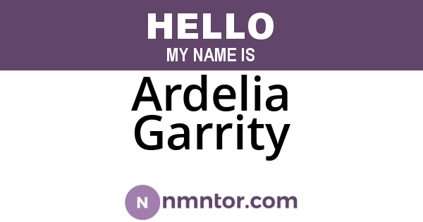 Ardelia Garrity