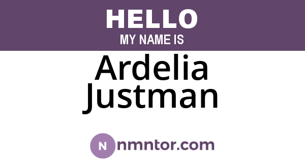 Ardelia Justman