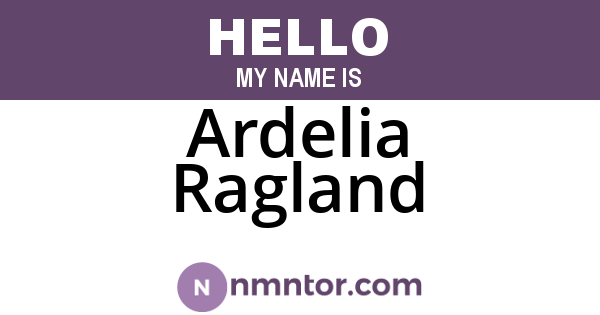 Ardelia Ragland