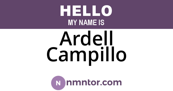 Ardell Campillo