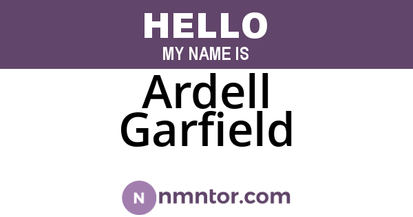 Ardell Garfield