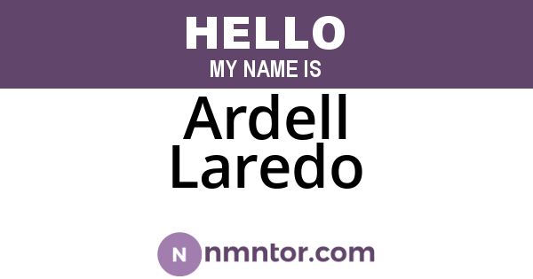 Ardell Laredo