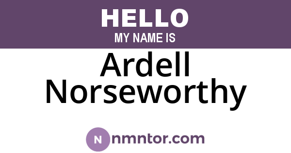 Ardell Norseworthy
