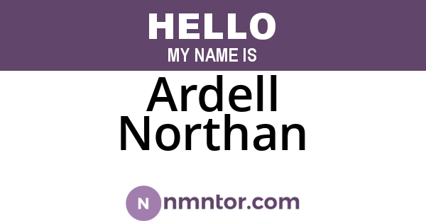 Ardell Northan