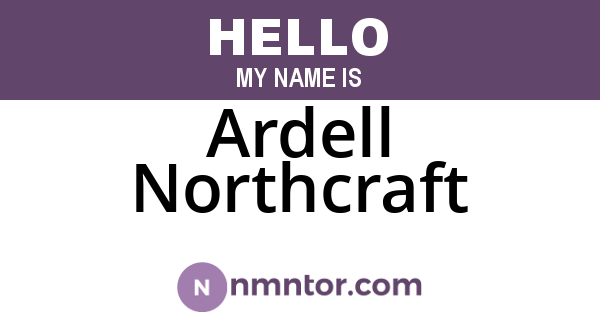 Ardell Northcraft