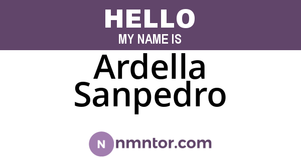 Ardella Sanpedro