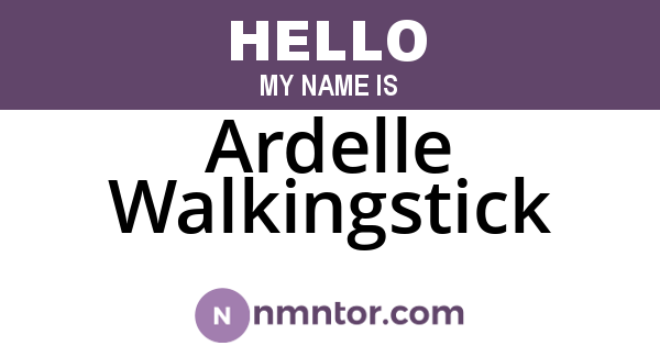Ardelle Walkingstick