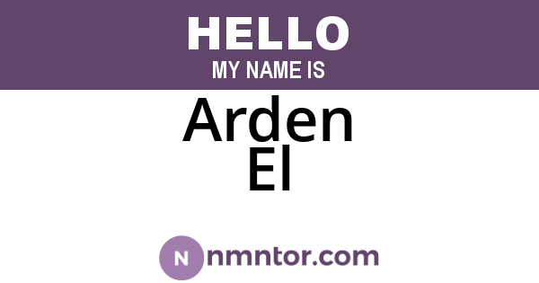 Arden El