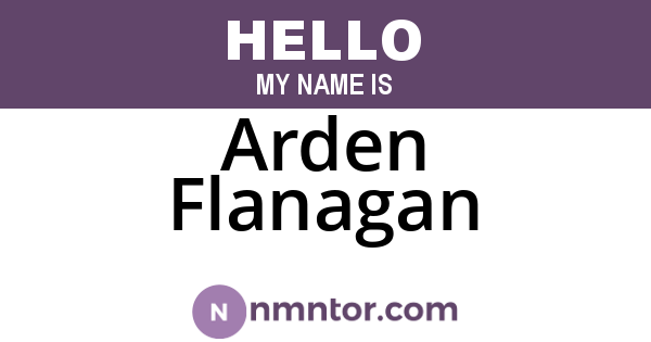 Arden Flanagan