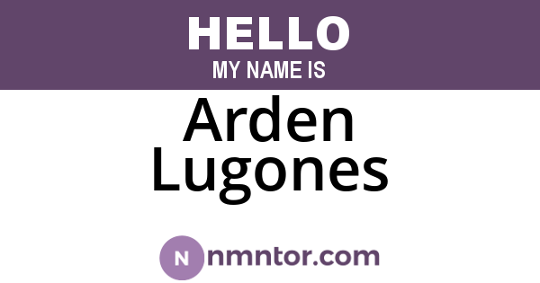 Arden Lugones