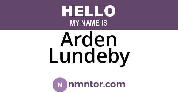 Arden Lundeby