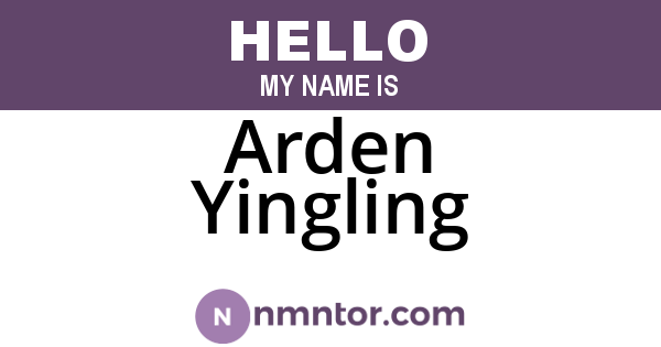 Arden Yingling