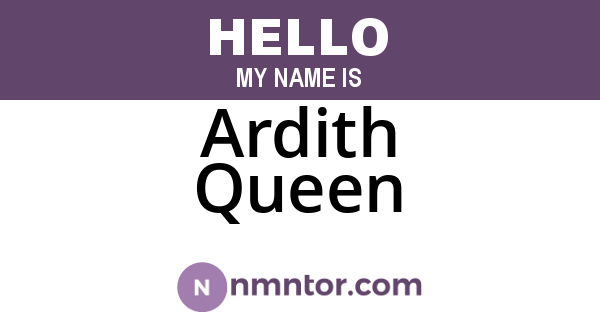Ardith Queen