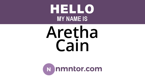 Aretha Cain