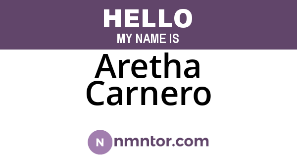 Aretha Carnero