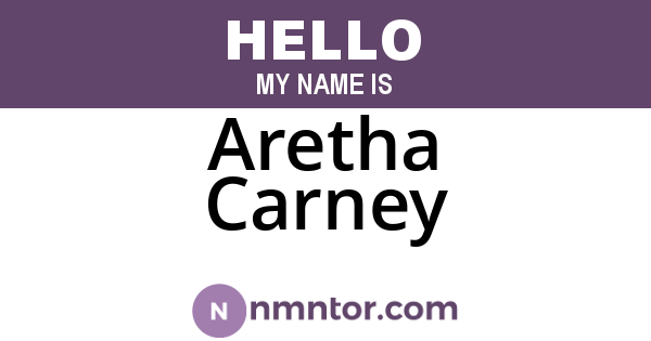Aretha Carney