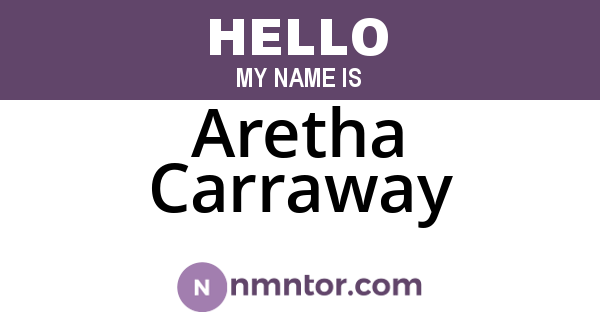 Aretha Carraway