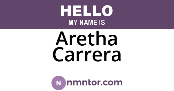 Aretha Carrera