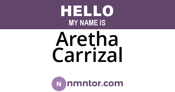 Aretha Carrizal