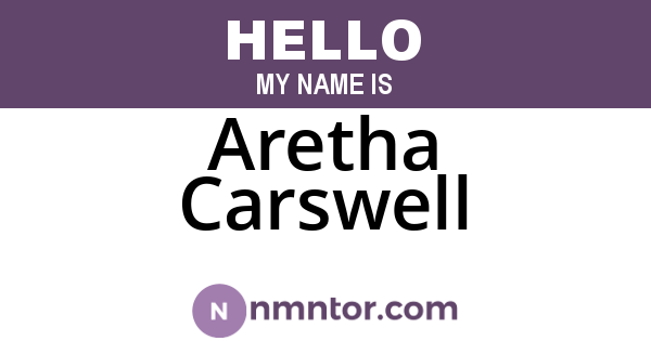 Aretha Carswell