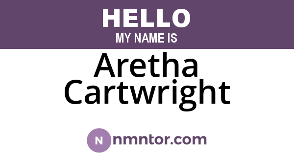Aretha Cartwright