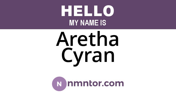 Aretha Cyran