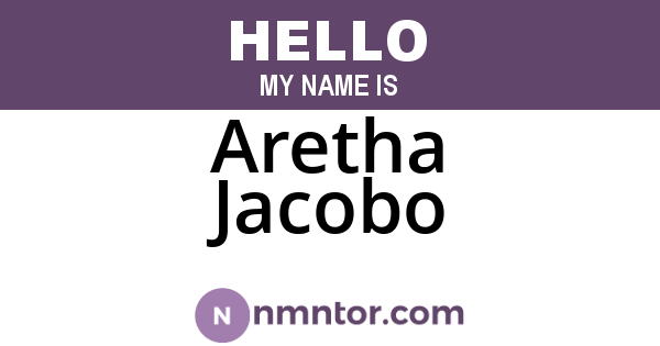 Aretha Jacobo
