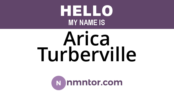 Arica Turberville