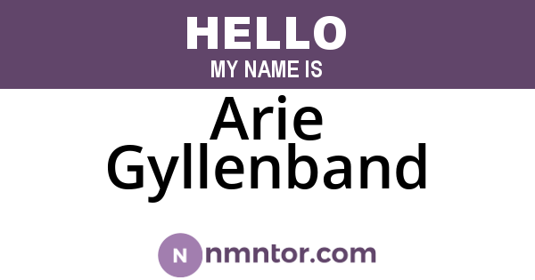 Arie Gyllenband