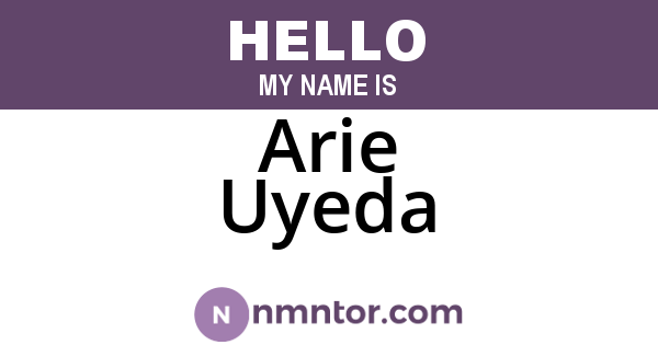 Arie Uyeda