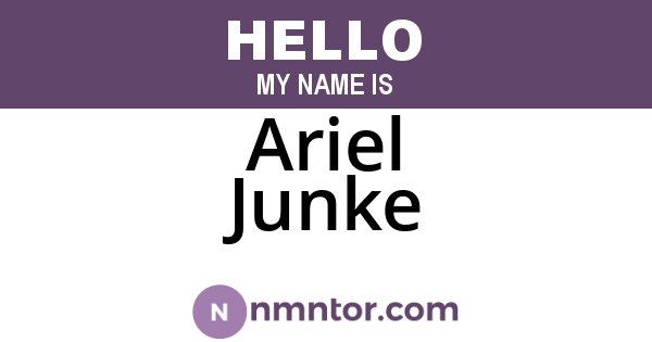 Ariel Junke