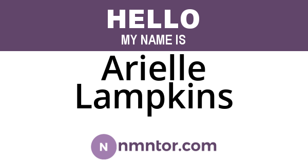 Arielle Lampkins