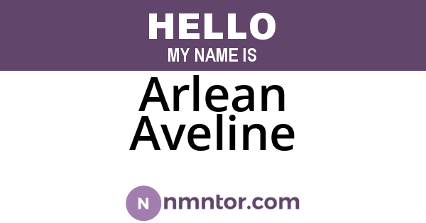 Arlean Aveline