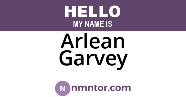 Arlean Garvey