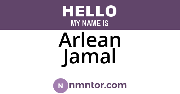 Arlean Jamal