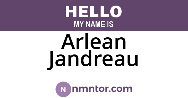 Arlean Jandreau