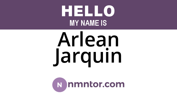 Arlean Jarquin
