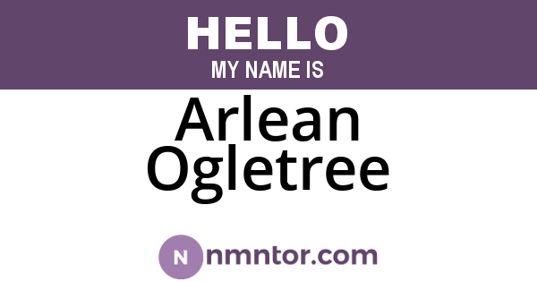 Arlean Ogletree