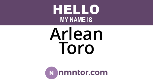 Arlean Toro