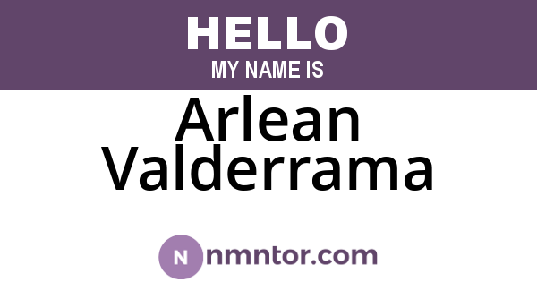 Arlean Valderrama