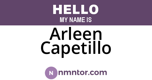 Arleen Capetillo