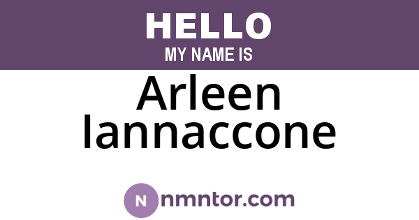 Arleen Iannaccone